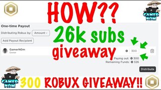 Get Free ROBUX just by Listening to Music|26,000 Subscribers GIVEAWAY|GamerNom