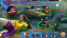 Bruno Masih Over Power?? 14/2/4 KDA MVP | The Best Gameplay Bruno, Bruno Best Build and Emblem