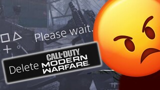 I DELETED Modern Warfare...