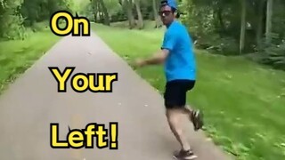 "On your left!" How Different People React