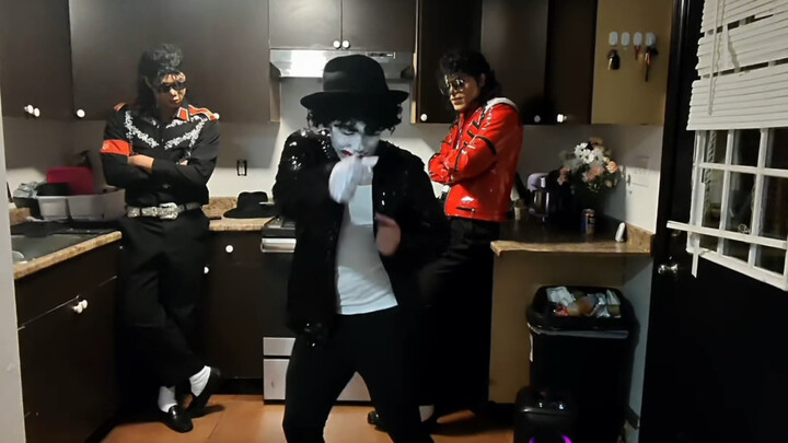 I specially hired three Michael Jackson impersonators just for myself.