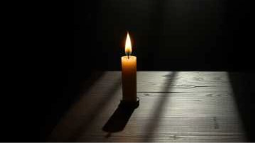 Flecha de fe en la oscuridad (A)