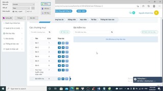 Hướng dẫn Tạo Bài Thi hoặc Bài Kiểm tra trên hệ thống E learning