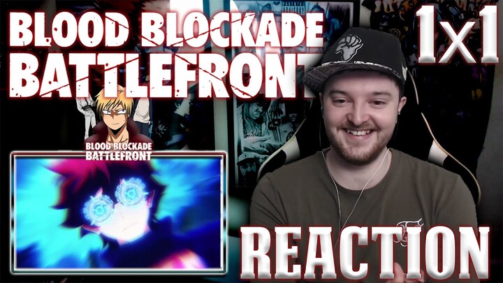 Blood Blockade Battlefront: Season 1 - Episode 1 REACTION "Secret Society of a Magic Sealed City"