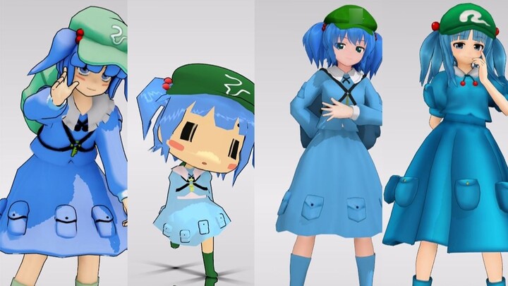 [The Evolution of Touhou MMD Character Models] Kawajo Kadori (2010~2020)