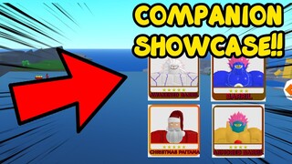 ALL COMPANIONS/CHAMPIONS SHOWCASE | OPM Saitamania Roblox