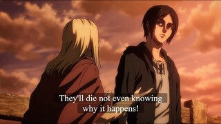 Eren Told Historia & Floch About His Plan to Destroy World | Attack on Titan Season 4 Episode 28