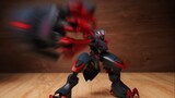 Bandai model HG Realm Fighter Ghost MKII automatic assembly animation