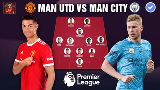 🔴 MU vs MAN CITY: ĐỘI HÌNH MẠNH NHẤT CỦA QUỶ ĐỎ...RONALDO QUYẾT TÂM HẠ MAN CITY