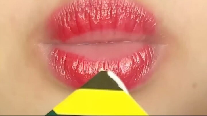 ASMR EMOJI FOOD 🥭🥥🧣❤️ 이모지 먹방 (sped up)