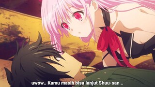 Shuu bisa mati karna Kisara bertarung - Engage Kiss Episode 02