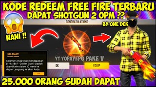 KODE REDEEM FREE FIRE TERBARU DESEMBER 2021 HARI INI | DAPAT SKIN SG 2 OPM ONE PUNCH MAN !?