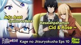 Adu Aset Epsilon vs Beta dan Kesalahpahaman Cid & Rose | Breakdown Kage no Jitsuryokusha Episode 10