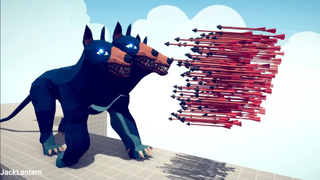 Chó ba đầu địa ngục (Cerberus) vs các vị thần (god) #game