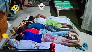 PRANK POCONG ANAK PASANTREN BANGUNIN SHOLAT SUBUH LUCU part 24