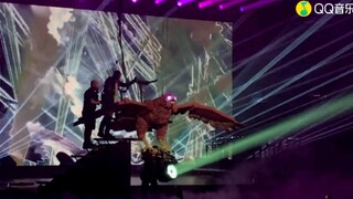 Travis Scott 在Kendrick的The Damn Tour表演 BUTTERFLY EFFECT