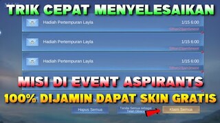 100% BERHASIL! TRIK CEPAT MENYELESAIKAN EVENT ASPIRANT & KLAIM SKIN GRATIS | MOBILE LEGENDS BANGBANG