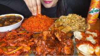 ASMR ăn FRIEDRICE,CHICKEN, MOMO,CHICKEN LOLLIPOPMukbang đồ Ấn Độ#amthuc #monngon