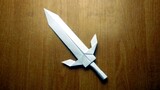 Make An Awesome Sword By Paper In Ten Minutes