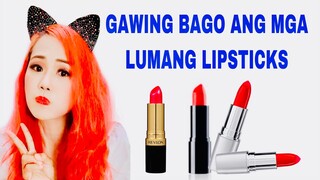 PAANO BA GUMAWA NG BAGONG LIPSTICK GALING SA LUMANG LIPSTICK?