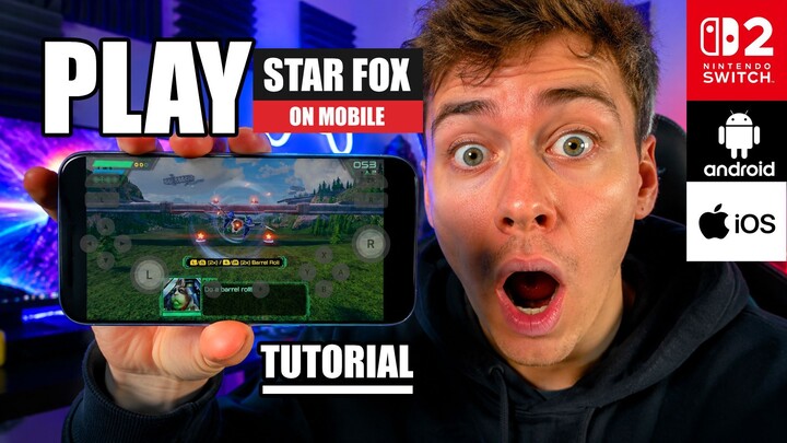 Playing Star Fox Switch 2 on a Mobile Phone