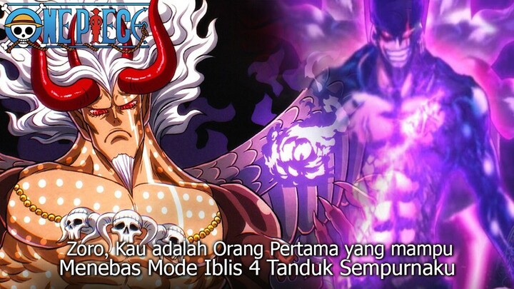 ONE PIECE TERBARU - LUFFY SYOCK! SERANGAN TERKUAT ZORO BERHASIL MELUKAI WUJUD 4 TANDUK IBLIS IMU !