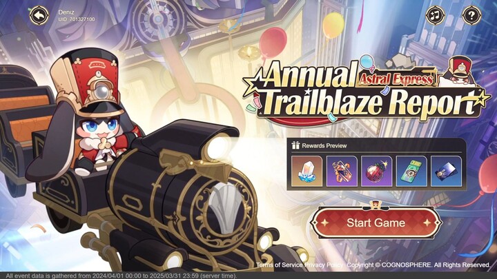 Honkai: Star Rail - Astral Express Annual Trailblaze Report - event showcase