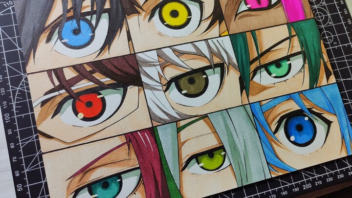Drawing Anime Eyes Blue lock season 2