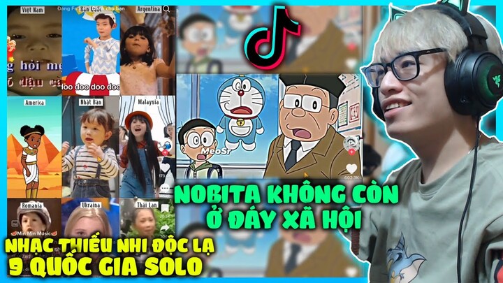 HÙNG AKIRA CƯỜI MỆT VỚI NHẠC THIẾU NHI ĐỘC LẠ 9 NƯỚC SOLO VÀ NOBITA ĐÃ KHÔNG CÒN ĐÁY XÃ HỘI