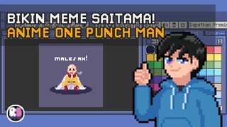 Bikin Meme Saitama! | Anime One Punch Man | Pixel Art Sharing