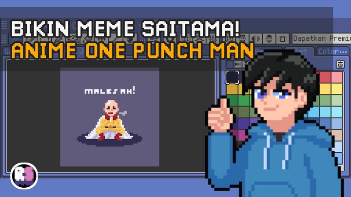 Bikin Meme Saitama! | Anime One Punch Man | Pixel Art Sharing