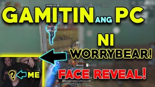 GAMITIN NATIN ANG PC NI WORRYBEAR! + FACE REVEAL!! (TAGALOG) RULES OF SURVIVAL [ASIA]