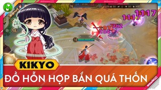 Onmyoji Arena | Kikyo Amethyst lên đồ kết hợp, late bắn quá thốn, lật kèo cực mạnh