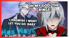 Fulgur Cringing Over Hex Haywire Debut Lines [Nijisanji EN Vtuber Clip]