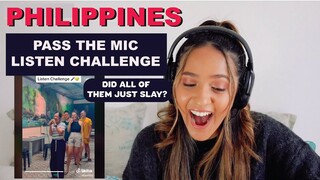 Filipino🇵🇭  - Pass The Mic LISTEN CHALLENGE (Beyoncé) | REACTION!!