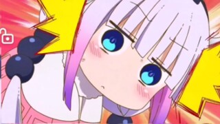 [Miss Kobayashi's Dragon Maid] Kanna was also captured by the fish eyes and the head-patting sha