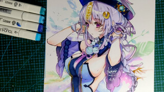 [ภาพวาดดิจิทัล] ภาพวาด Qiqi ตอนโต จากเกม Genshin Impact