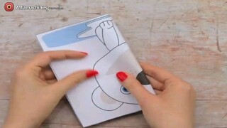 Polar bear pop up card