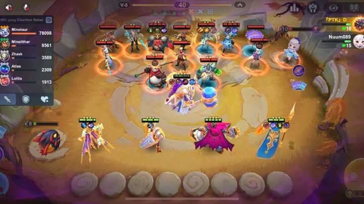 Magic chess Go Go Combo maut