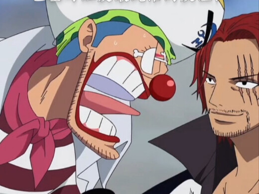 The purest friendship between Buggy and Red Hair!