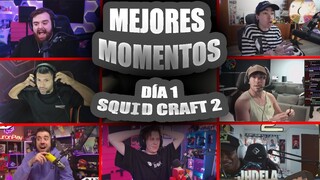 MEJORES MOMENTOS de SQUID CRAFT GAMES 2🔥 - DÍA 1