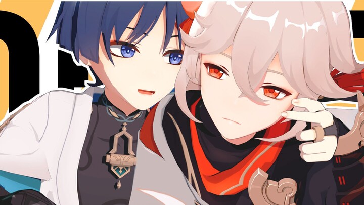 [Genshin Impact MMD]What Makes You Beautiful~?[Sanfeng]