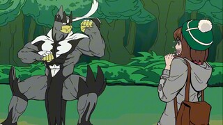 The newly evolved martial arts bear master tried to escape when he encountered a nymphomaniac traine