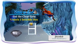 Stage 1.2 Mendapatkan Clear Gem di Snow Go Crash Bandicoot 2 Cortex Strike Back