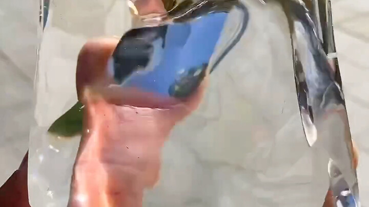 Will it melt in your hands? You insist on calling it an ice cube.