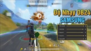 [ Highlight Free Fire ] Độ Nhạy OB24 Samsung Và Xử Lý Headshot 🔥