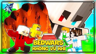 Minecraft Bedwars Nhưng KHÔNG DÙNG VŨ KHÍ? Siro Solo ĐẤM Nhau Cùng Mèo Simmy và Hero Team