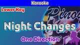 Night Changes by One Direction (Karaoke : Male Key)