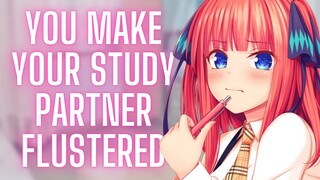 {ASMR Roleplay} You Make Your Study Partner Flustered