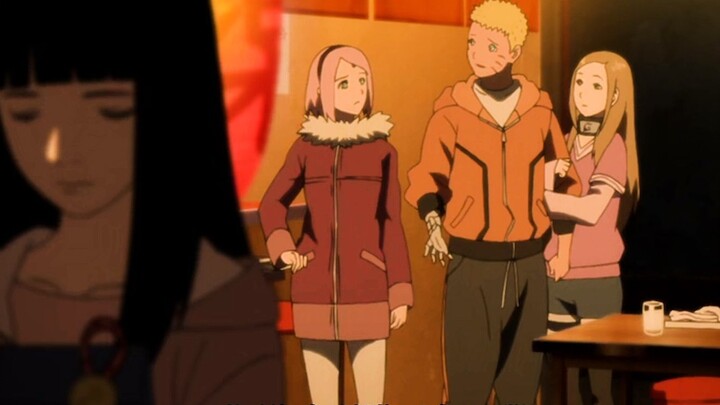 Naruto's true form is AB, Hinata's true form is younger brother and sister, Sakura's true form's wif